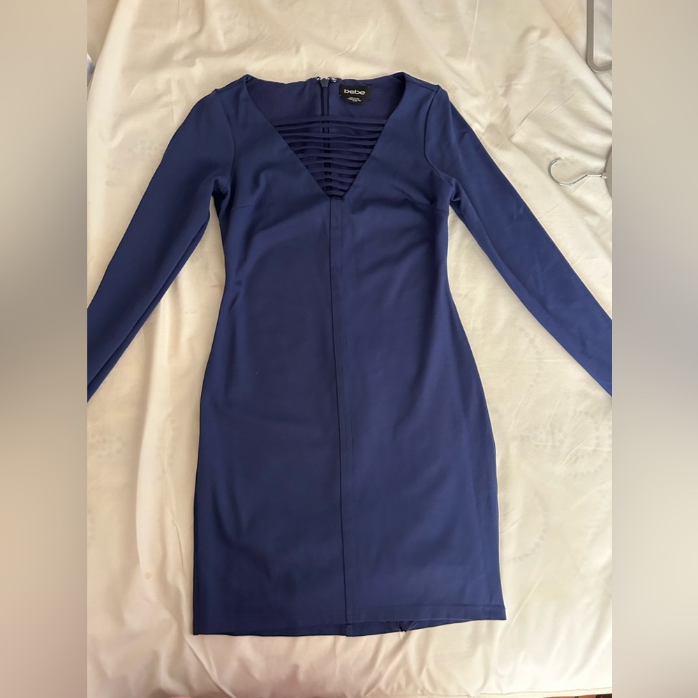 Bebe violet dress